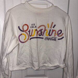 White coca cola sweater